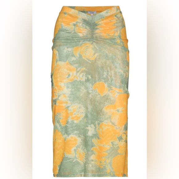 Miaou Preston floral-print midi skirt - Size XS - Picture 2 of 9